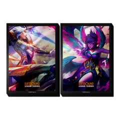 Riftbound: League of Legends TCG Vendetta Art Sleeves #4 Kayle vs Morgana (100 Sleeves)
