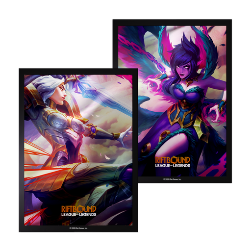 Riftbound: League of Legends TCG Vendetta Art Sleeves #4 Kayle vs Morgana (100 Sleeves)
