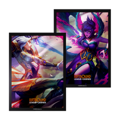 Riftbound: League of Legends TCG Vendetta Art Sleeves #4 Kayle vs Morgana (100 Sleeves)