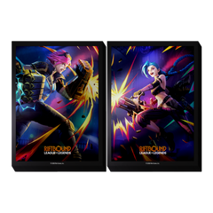 Riftbound: League of Legends TCG Vendetta Art Sleeves #1 Vi vs Jinx (100 Sleeves)
