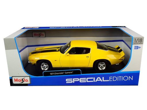 1/18 Maisto Chevrolet Camaro 1971 Yellow
