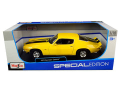 1/18 Maisto Chevrolet Camaro 1971 Yellow