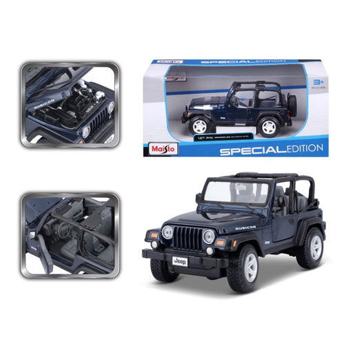1/27 Maisto Jeep Wrangler Rubicon Blue