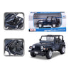 1/27 Maisto Jeep Wrangler Rubicon Blue