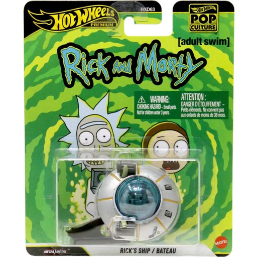 1/64 Hot Wheels Premium Pop Culture Rick and Morty Rick's Ship (MP)