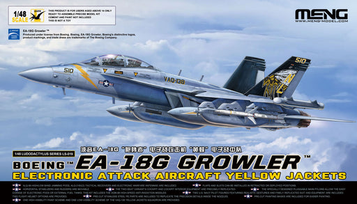 1/48 Meng Boeing EA-18G Growler Electronic Attack Aircraft Yellow Jackets
