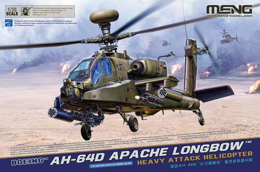 1/35 Meng Boeing AH-64D Apache Longbow Heavy Attack Helicopter