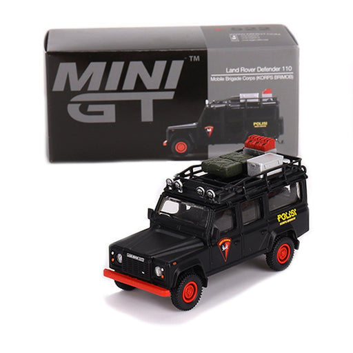 1/64 Mini GT Land Rover Defender 110 Badan Intelijen Negara Indonesia EMS Exclusive Black (MP)
