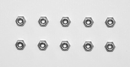 Mini 4WD AO Parts #1015 2mm Lock Nut (10 pieces)