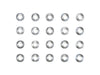 Mini 4WD AO Parts #1018 Spacer for Roller Ball Bearings (20 pieces)