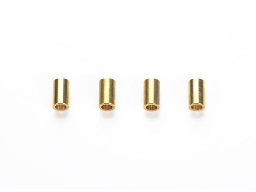 Mini 4WD AO Parts #1023 5mm Pipe for Double Aluminum Ball-Race Rollers (4 pieces)