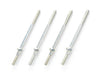 Mini 4WD AO Parts #1024 2 x 38mm Threaded Shaft (4 pieces)