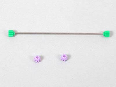 Mini 4WD GUP #205 1.4mm Hollow Propeller Shaft