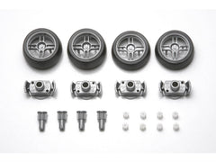 Mini 4WD GUP #387 Large Diameter One-Way Wheels (Wide Tread) (with Offset Tread Tires)