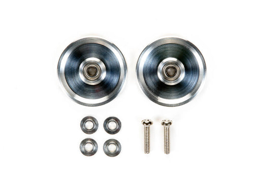 Mini 4WD GUP #464 HG 19mm Aluminum Ball-Race Rollers (Ringless) (2 pieces)