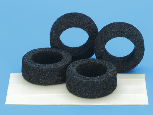 Mini 4WD GUP #507 HG Low Rebound Sponge Tires (for Large Diameter Narrow Wheels)