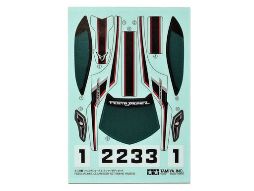 Mini 4WD GUP Festa Jaune L Clear Body Set (Polycarbonate)