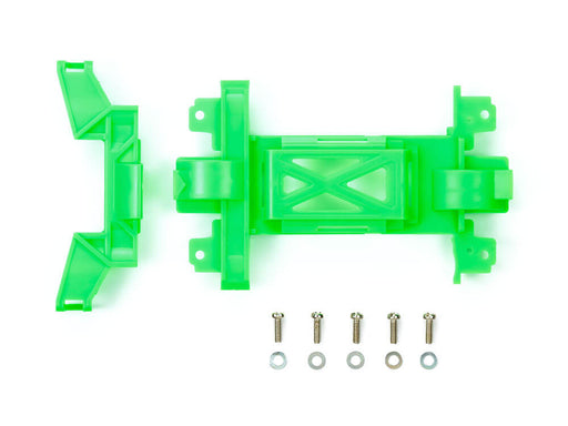 Mini 4WD GUP Reinforced Gear Cover (for MS Chassis) Fluorescent Green