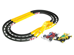 Mini 4WD Oval Home Circuit DCR-01 & DCR-02 Set (2-lane, 216 x 120cm when assembled)