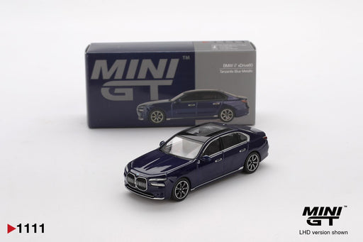 1/64 Mini GT BMW i7 xDrive60 Blue #1111