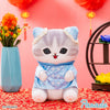 Mofusand Chinese Dress Parade 28 cm Blue/Gray Plush