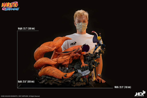 Hex Collectibles Naruto Shippuden - Namikaze Minato vs Kurama Ultimate Diorama Statue