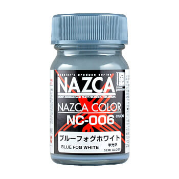NAZCA Color (15ml) NC-006 Blue Fog White (Semi-Gloss)