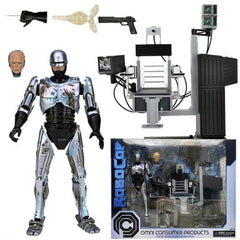 NECA Robocop Ultimate Battle Damage with chair Action Figure