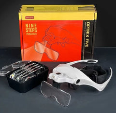 NINESTEPS OPTRIX FIVE Mag Head Visor with Multi Lenses and Strap