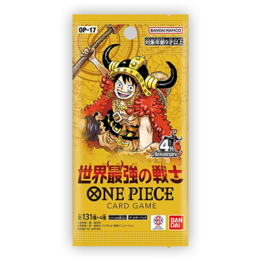 Japanese One Piece Card Game OP17 The World's Strongest Warriors Booster Pack