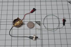 One-Touch LED Series Micro Battery Box for CR1220 with Switch (1 piece, Batteries Not Included)