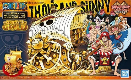 ONE PIECE Grand Ship Collection Thousand Sunny Film Gold ver.