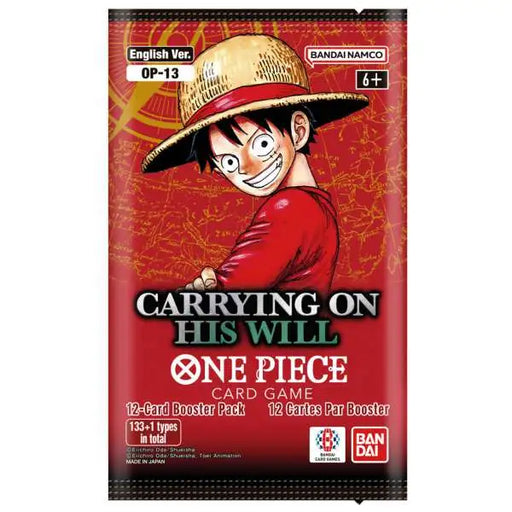 Japanese One Piece Card Game OP-13 Carrying on His Will Booster Pack (MP)
