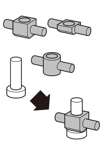 OP425 Additional Plastic Support Parts 2 for PC-02 2.0mm Polycap