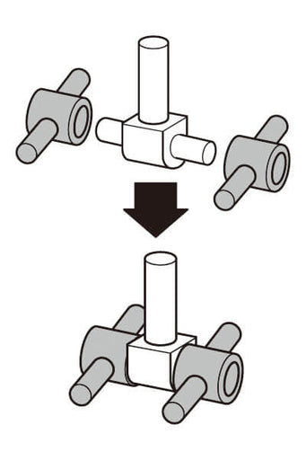 OP428 Additional Plastic Support Parts 2 for PC-05 5.0mm Polycap