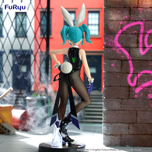 Furyu Hatsune Miku BiCite Bunnies Figure Street Violet Ver (MP)