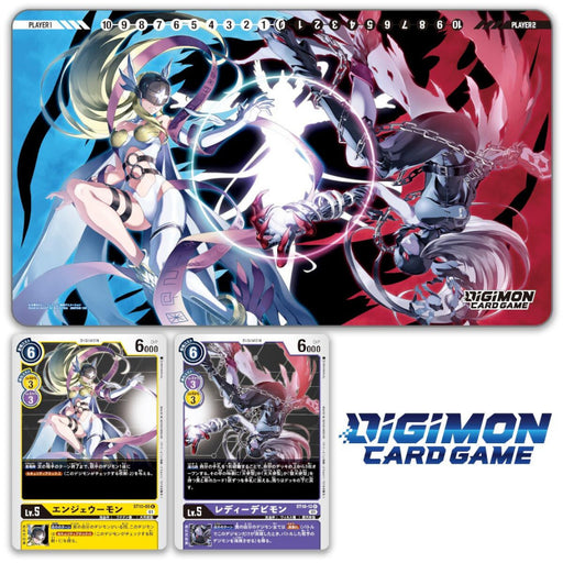 Digimon Card Game PB-14 Angewomon and Lady Devimon Tamer Goods Set English