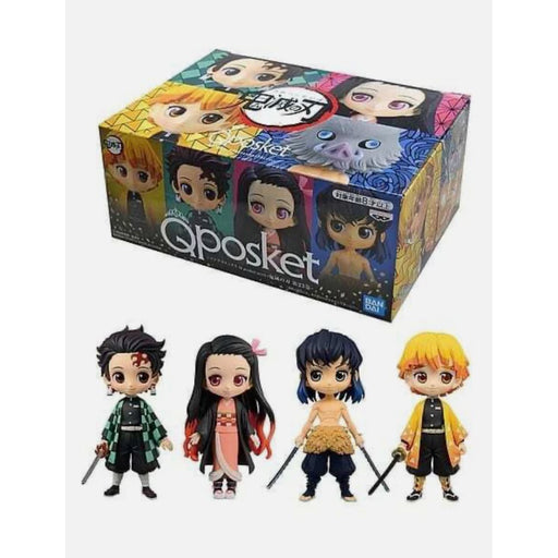 Demon Slayer Q posket Petit Vol. 23 Set of 4 Figures Tanjiro Nezuko Zenitsu Inosuke (MP)