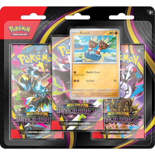 Pokemon TCG Mega Evolution 05 Pitch Black 3-Pack Blister