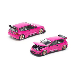 1/64 PopRace Honda Pandem Civic FG6 Pink