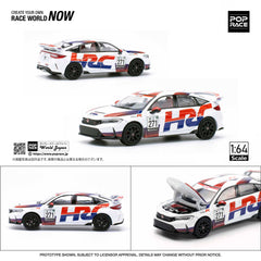 1/64 PopRace Honda Civic Type-R (FL5) TCR HRC White
