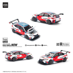 1/64 PopRace Honda Civic Type-R (FL5) TCR Presentation White