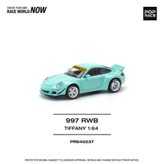 1/64 PopRace RWB 997 991 Tiffany Blue