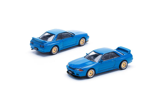 1/64 PopRace Nissan Skyline R32 Bayside Blue