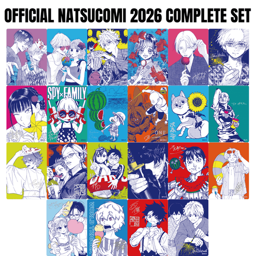 Shueisha Official Natsucomi 2026 Complete Set with the author’s printed signature (All 22 Types Included) (MP)