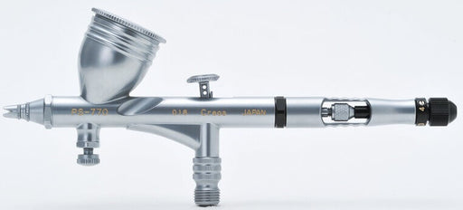 PS770 Mr. Airbrush Custom Double Action 0.18mm (10cc Gravity Feed Cup/Air Adjuster/Air-Up System/Semi-easy Soft Button)