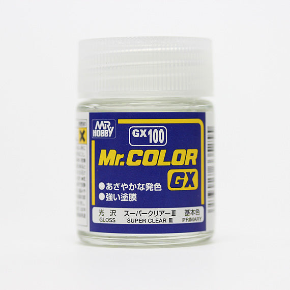 GX100 Mr. Color GX (18ml) Super Clear III (Gloss)