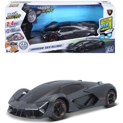 1/24 Maisto Tech RC Lamborghini Terzo Millennio Black (2.4GHz, USB charger)