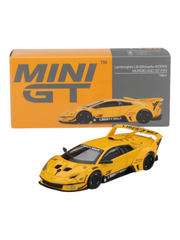 1/64 Mini GT Lamborghini LB Silhouette Works Murcielago GT EVO Yellow #1135