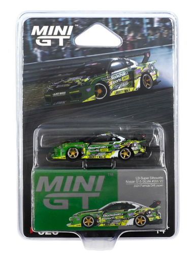 1/64 Mini GT Nissan LB-Super Silhouette S15 SILVIA #555 V2 2024 MGT00823-BLISTER